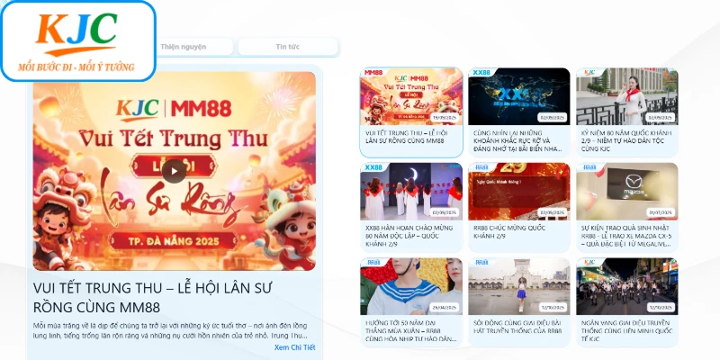 KJC kinh doanh giải trí và đồng hành cùng cộng đồng